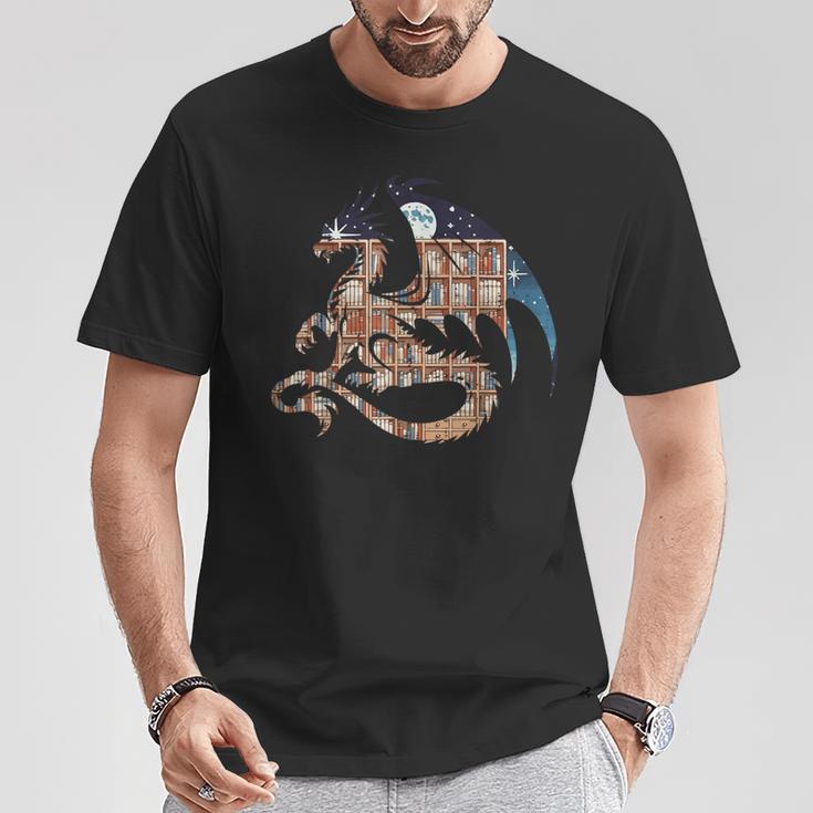 Dragon Silhouette Books Librarian Bookworm Women Men Kids T-Shirt Unique Gifts Dragon Silhouette Books Librarian Bookworm Women Men Kids T-Shirt Unique Gifts