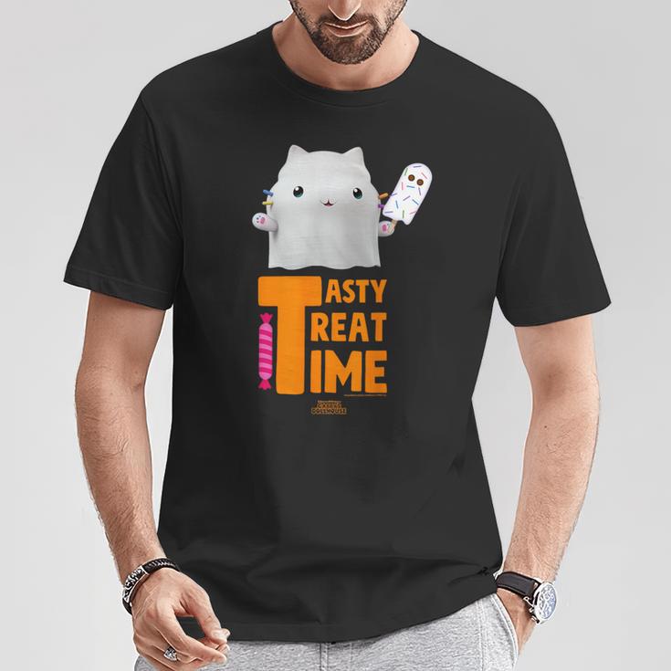 Dreamworks ギャビーのドールハウス Cakey Tasty Treat Time Ghost Tシャツ 面白い贈り物