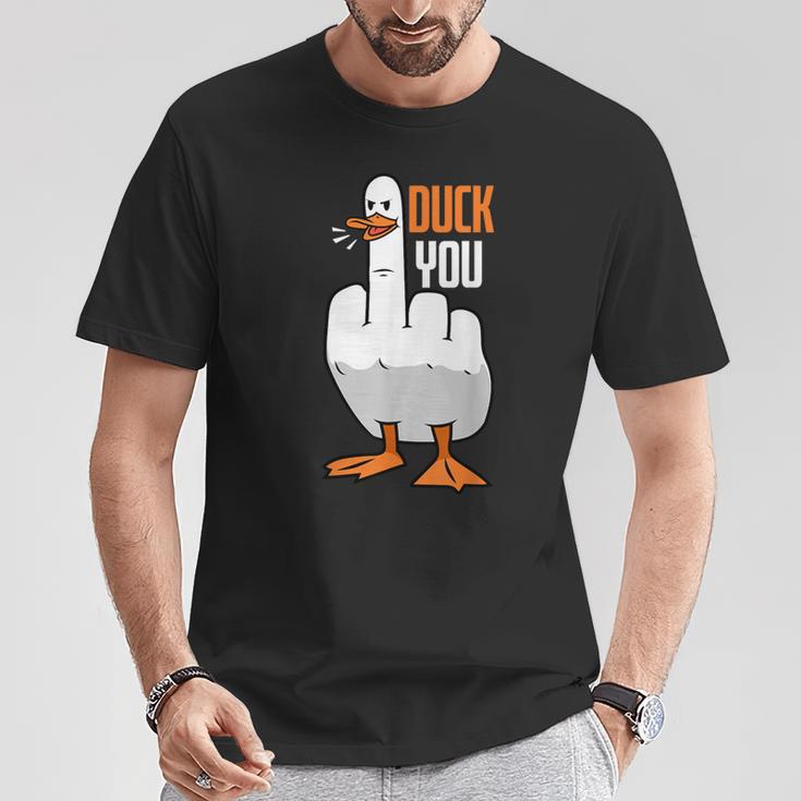 Duck You Duck Tシャツ 面白い贈り物