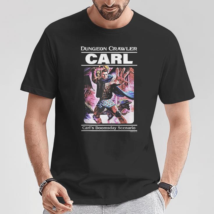 Dungeon Crawler Carl Vintage Paperback Illustration Book T-Shirt Unique Gifts