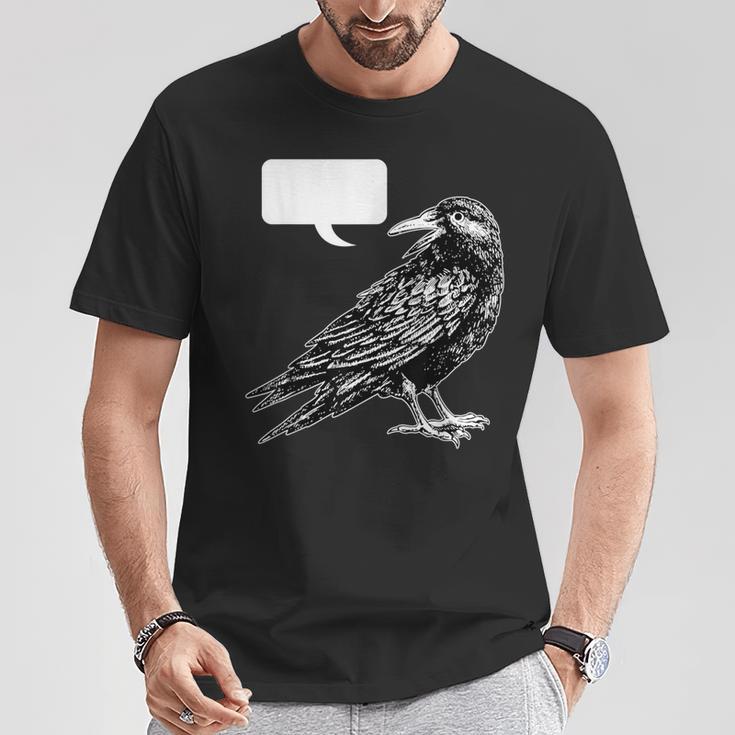 Edgar Allan Poe Nevermore Open To Interpretation Raven シャツ Tシャツ 面白い贈り物