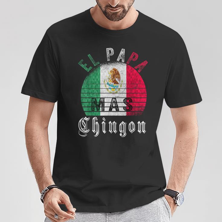 El Papa Mas Chingon Regalo Divertente Per La Festa Del Papà Messicano Maglietta Regalos divertidos