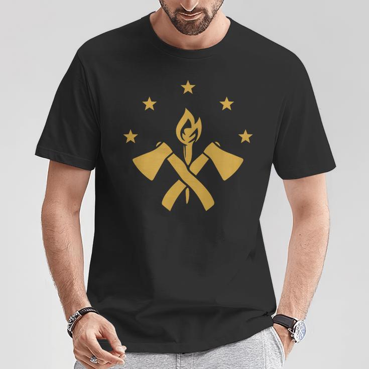 Fba マルーンフラッグ ファンデーション ブラック アメリカン Tシャツ 面白い贈り物