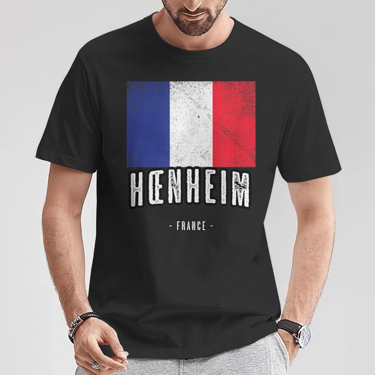 Fr Ciudad Bandera Drapeau Français Camiseta unisex Regalos divertidos