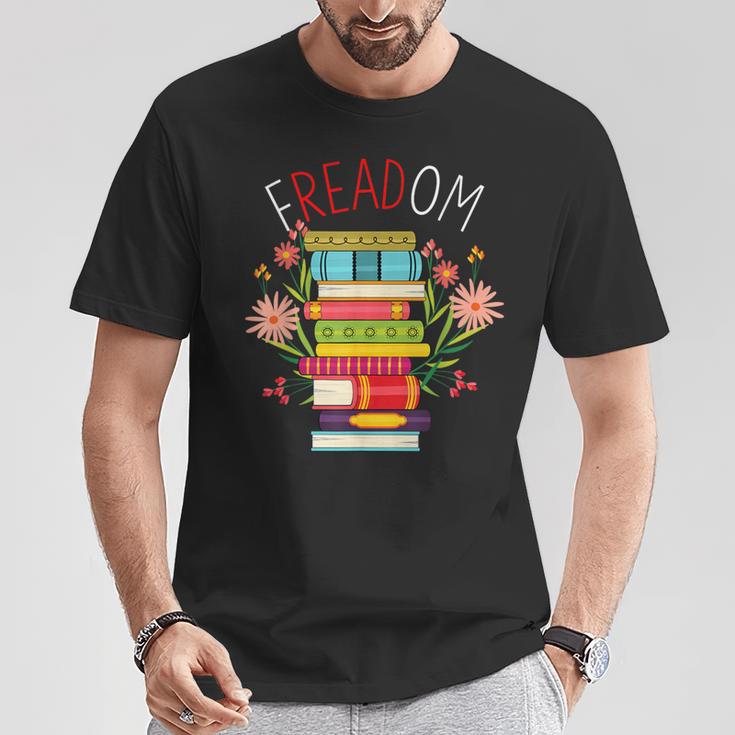FREADOM Read Banned Books T-Shirt Unique Gifts
