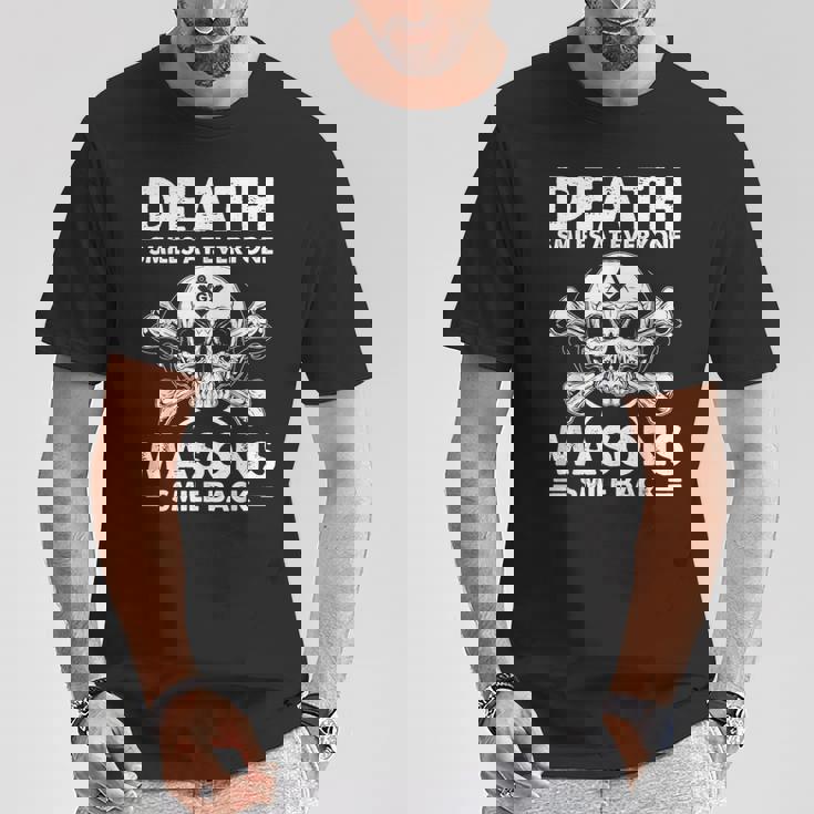 Freemasonkull Quote Deathmiles Mason ユーモア フリーメイソン Tシャツ 面白い贈り物