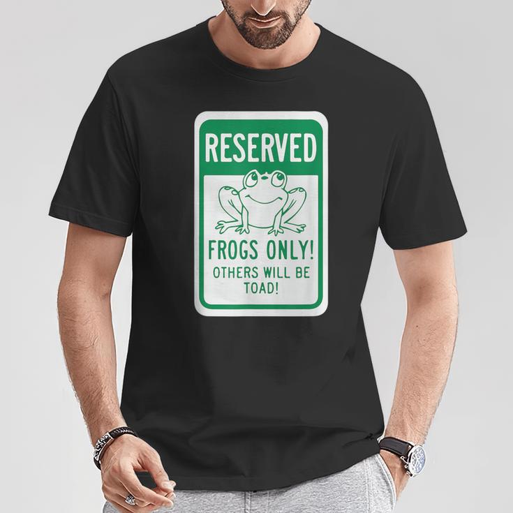Frogs OnlyOthers Will Be Toad- Frog Pun Tシャツ 面白い贈り物