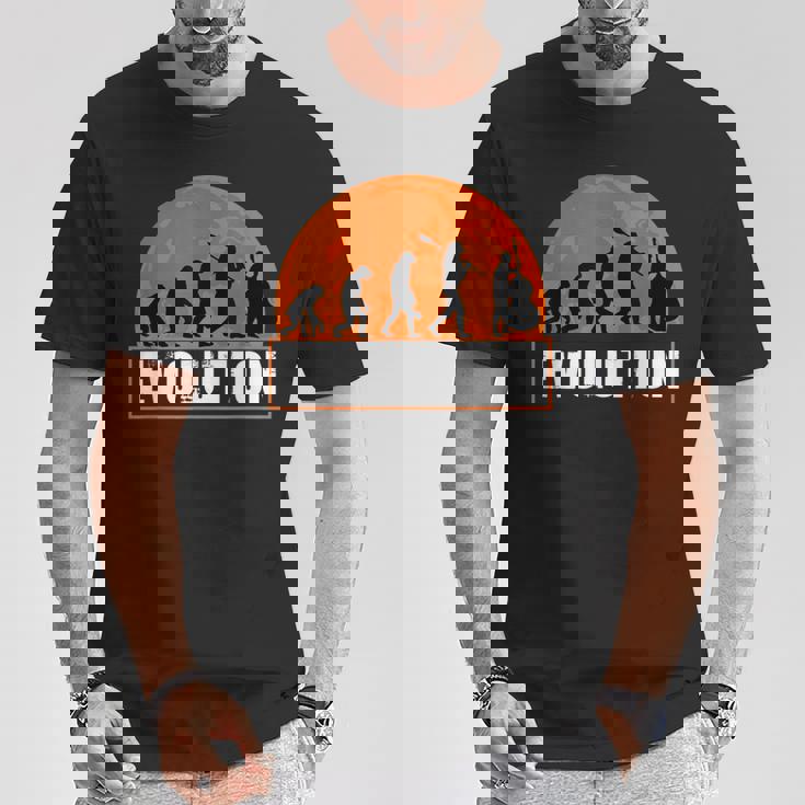 Human コントラバス・エボリューション コントラバス・エボリューション Tシャツ 面白い贈り物