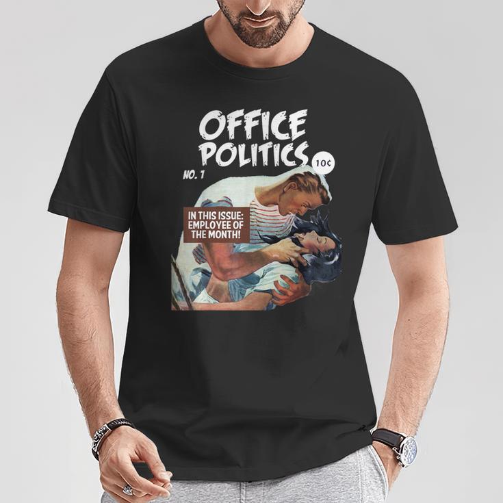 FUNNY WORKPLACE Retro Romance Comic Book Parody T-Shirt Unique Gifts