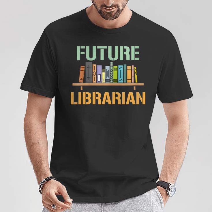 Future Librarian School Librarian Book T-Shirt Unique Gifts