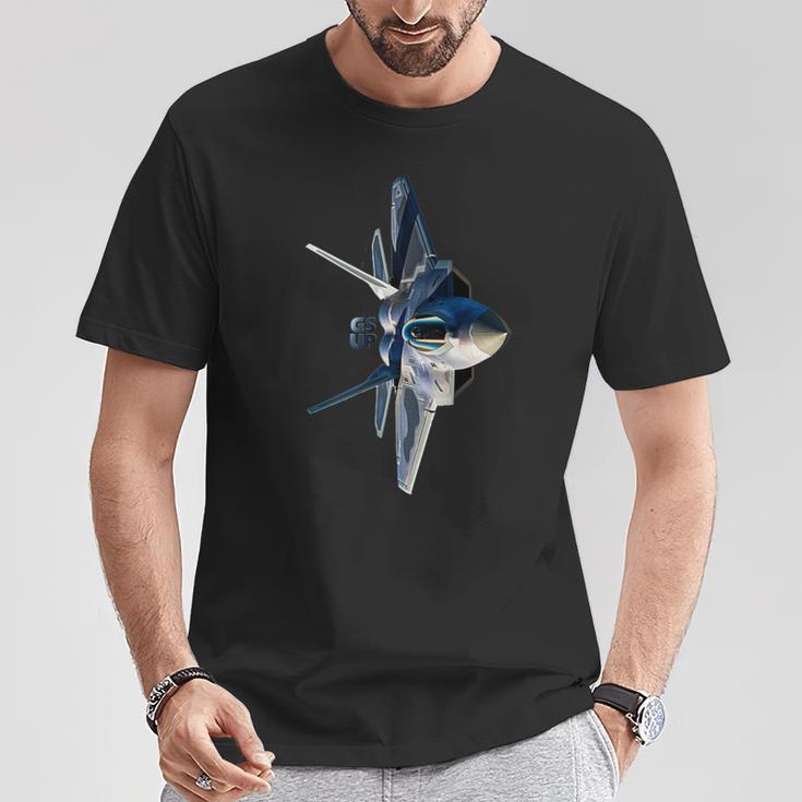 G's Up、戦闘機f-22、ジェット&飛行機好きに。 Tシャツ 面白い贈り物