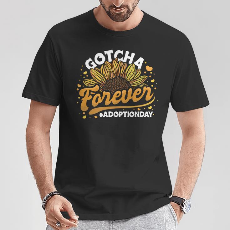 Gotcha Forever 採用発表ゴッチャの日ひまわり 長袖tシャツ Tシャツ 面白い贈り物