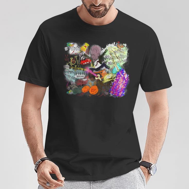 Gustav Mahler シンフォニー クラシカルミュージシャンを導く Tシャツ 面白い贈り物
