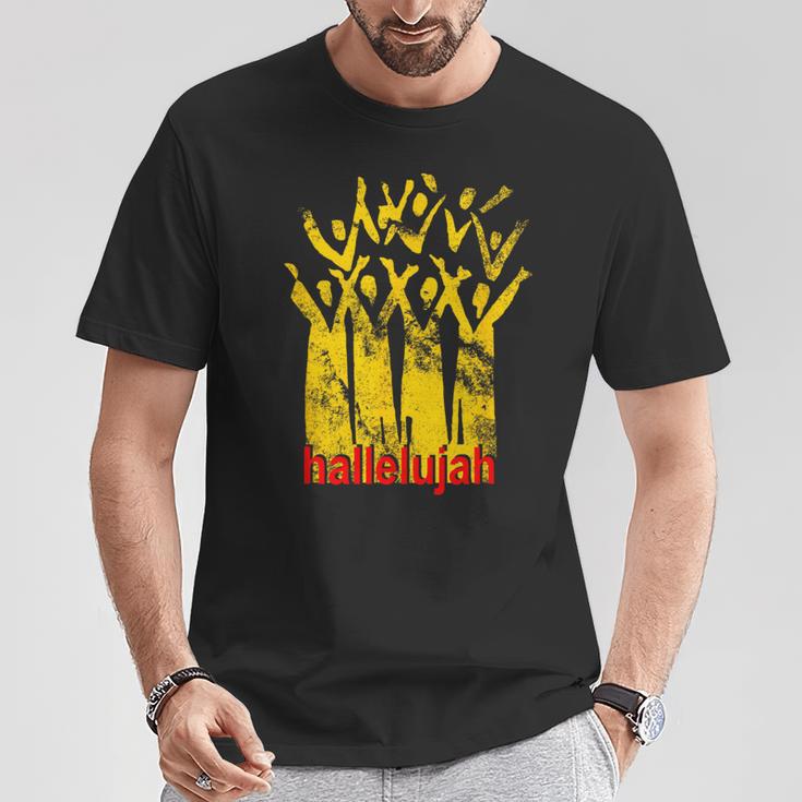 Hallelujah ゴスペル合唱団 歌手 Tシャツ 面白い贈り物