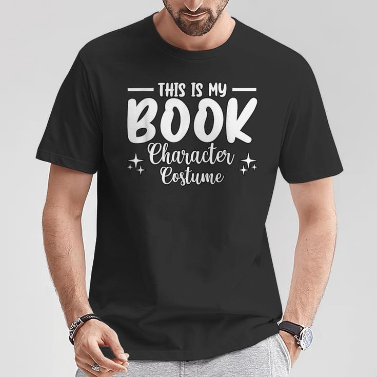 Halloween This Is My Book Character Costume Bookworm T-Shirt Unique Gifts