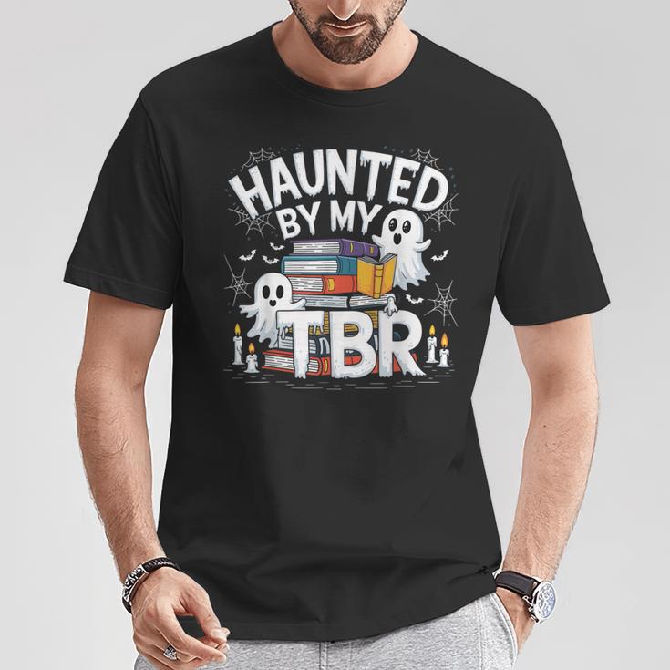 Halloween Book Lover Teacher Ghost Costume Haunted By My Tbr T-Shirt Unique Gifts Halloween Book Lover Teacher Ghost Costume Haunted By My Tbr T-Shirt Unique Gifts