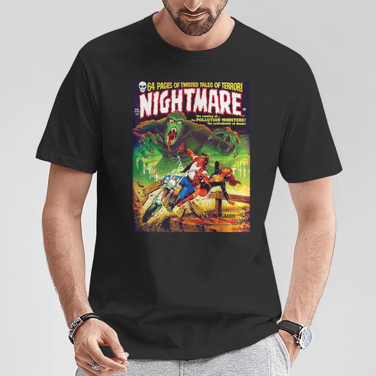 Halloween Monster Scary Vintage Horror Comic Book T-Shirt Unique Gifts