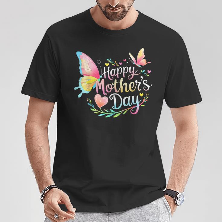 Happy For Women Mom For Mother's Day T-Shirt Unique Gifts Happy For Women Mom For Mother's Day T-Shirt Unique Gifts