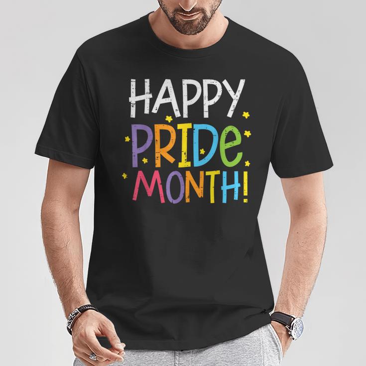 Happy Pride Month レインボー ゲイプライド アリー Lgbt メンズ レディース キッズ Tシャツ 面白い贈り物