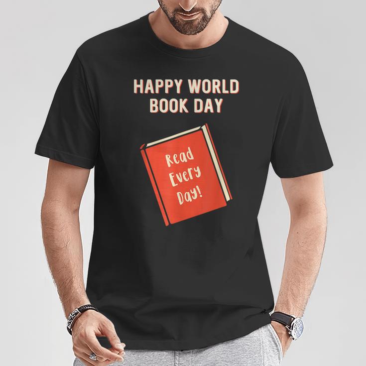 Happy World Book Day Inspirational Kids T-Shirt Unique Gifts