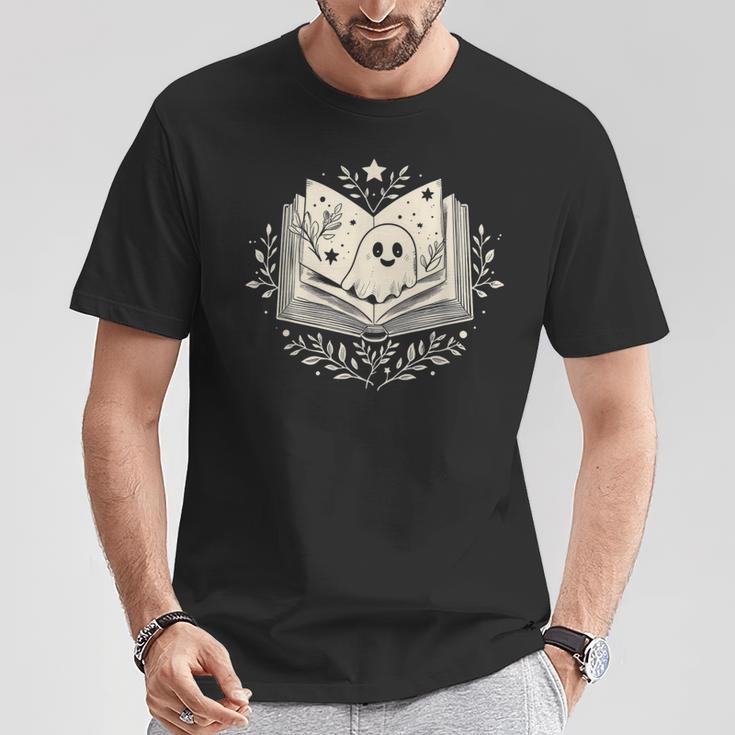 Haunted Library – Glowing Book T-Shirt Unique Gifts