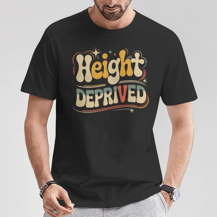 Height Deprived 背の低い人のジョーク Tシャツ 面白い贈り物