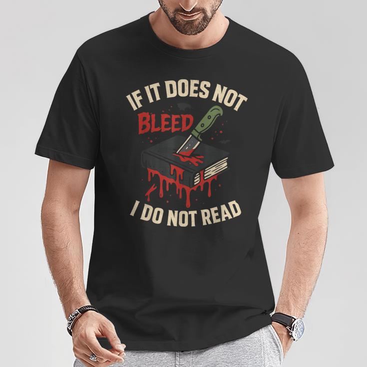 Horror Book Club Creepy Reader Gothic Fiction Thriller Fan T-Shirt Unique Gifts