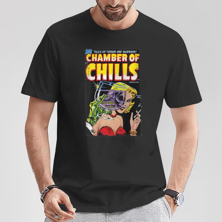 Horror Comic Book Cover Chamber Of Chills 19 T-Shirt Unique Gifts Horror Comic Book Cover Chamber Of Chills 19 T-Shirt Unique Gifts