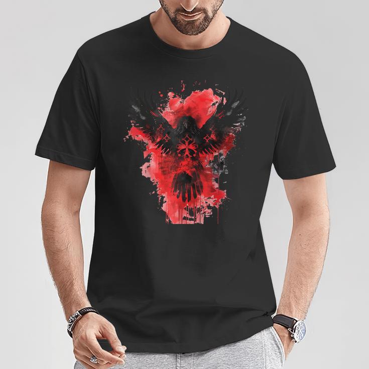 Huginiking Raven Odinsalhalla 北欧神話 Tシャツ 面白い贈り物