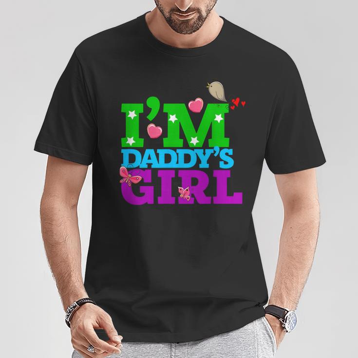I'm Daddy's Girl I Love You Dad Daddy Daughter Tシャツ 面白い贈り物