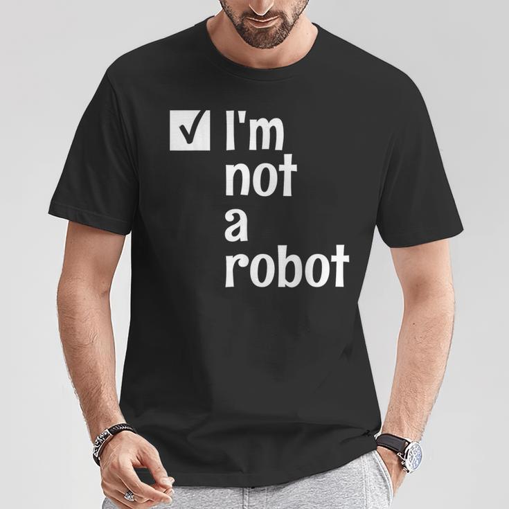 I'm Not A Robot Aiゲーマー Tシャツ 面白い贈り物
