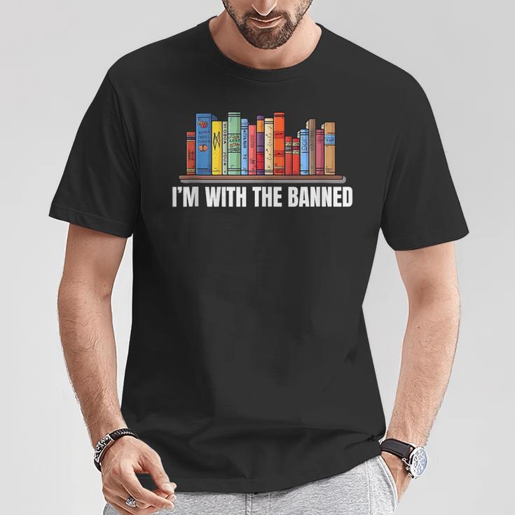 I'm With The Banned Books I Read Books Book Lovers T-Shirt Unique Gifts