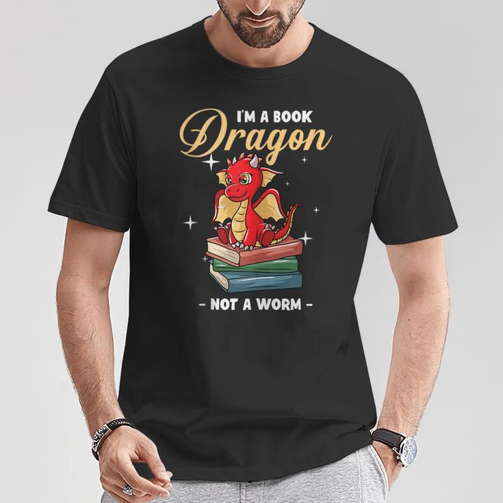 I'm A Book Dragon Not A Worm Reading Library Reader Bookworm T-Shirt Unique Gifts I'm A Book Dragon Not A Worm Reading Library Reader Bookworm T-Shirt Unique Gifts