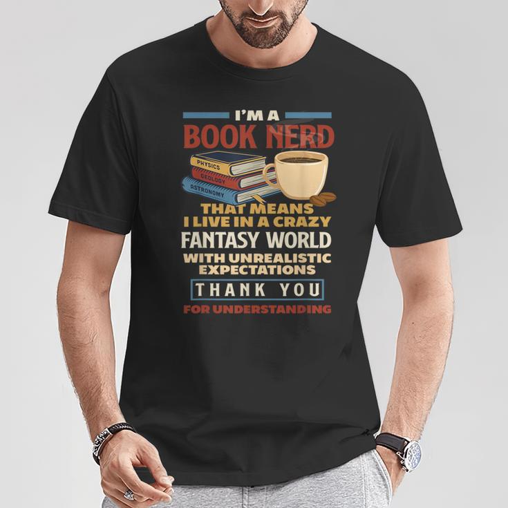 I'm a Book Nerd Book Lover Book Reader T-Shirt Unique Gifts I'm a Book Nerd Book Lover Book Reader T-Shirt Unique Gifts