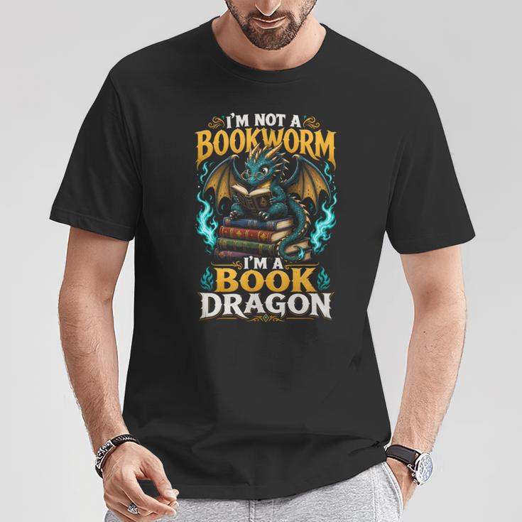 I'm Not A Bookworm I'm A Book Dragon T-Shirt Unique Gifts