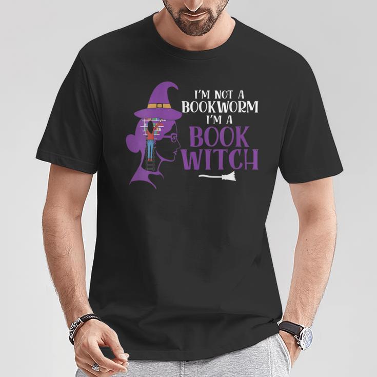 I'm Not A Bookworm I'm A Book Witch Halloween Book Reader T-Shirt Unique Gifts