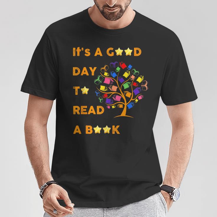 It's a Good Day To Read a Book Children's Book Week- Fall T-Shirt Unique Gifts