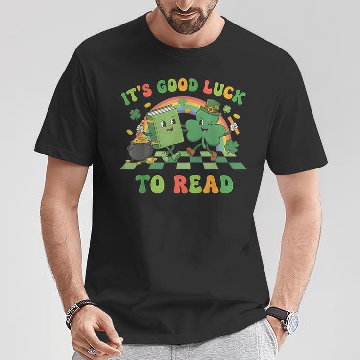 It's Good Luck To Read St Patrick's Day Book Lucky T-Shirt Unique Gifts