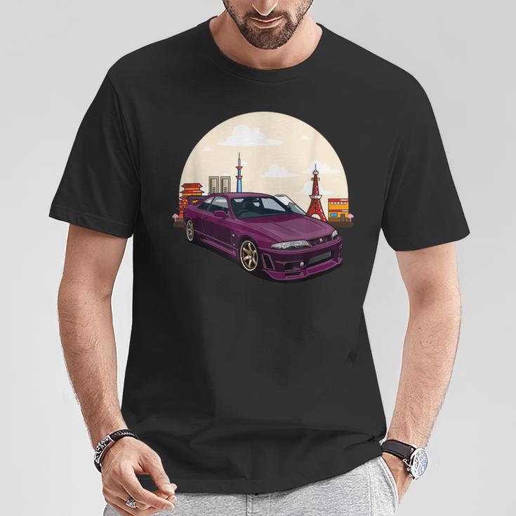 Jdm スカイライン R33 カーチューニングジャパン 東京ドリフト Tシャツ 面白い贈り物