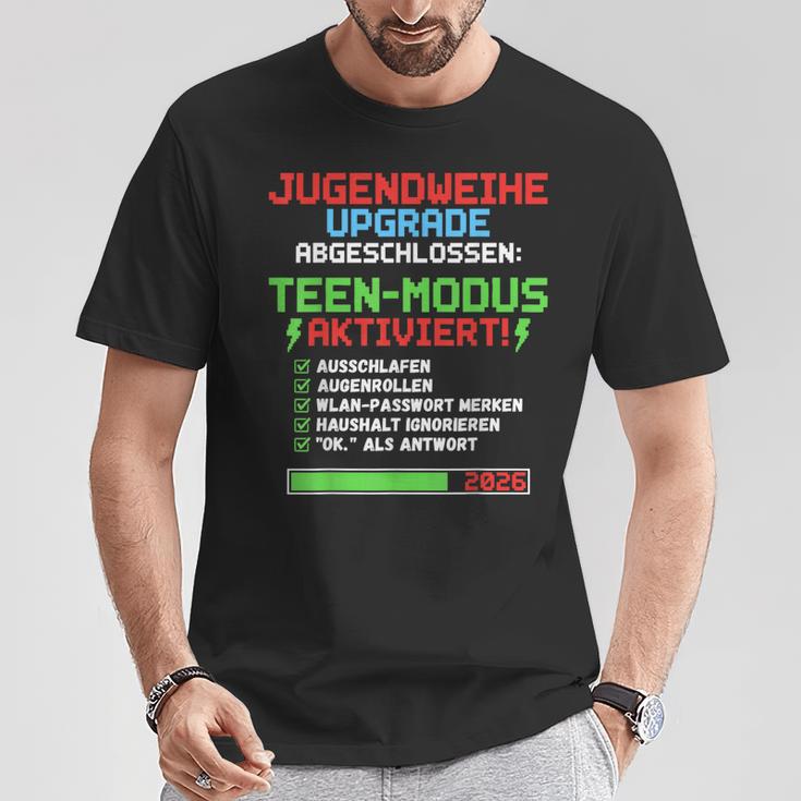 Jugendweihe 2026 Upgrade Für Gamer T-Shirt Lustige Geschenke
