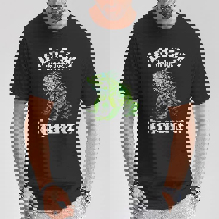 Just A Girl Who Loves イグアナ Tシャツ 面白い贈り物