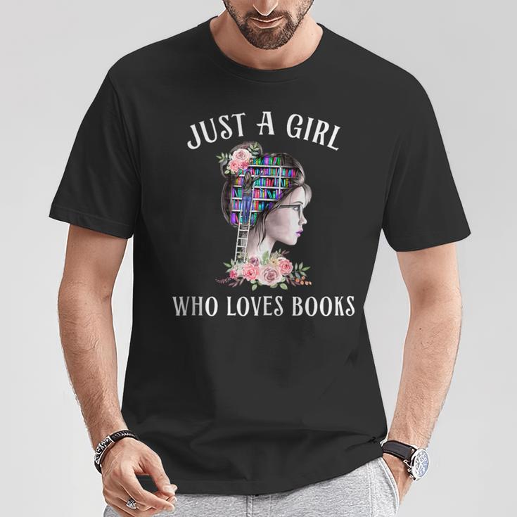 Just A Girl Who Loves Books Reading One More Chapter T-Shirt Unique Gifts