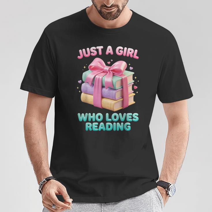 Just a Girl Who Loves Reading Women Book Lover Bookworm T-Shirt Unique Gifts Just a Girl Who Loves Reading Women Book Lover Bookworm T-Shirt Unique Gifts