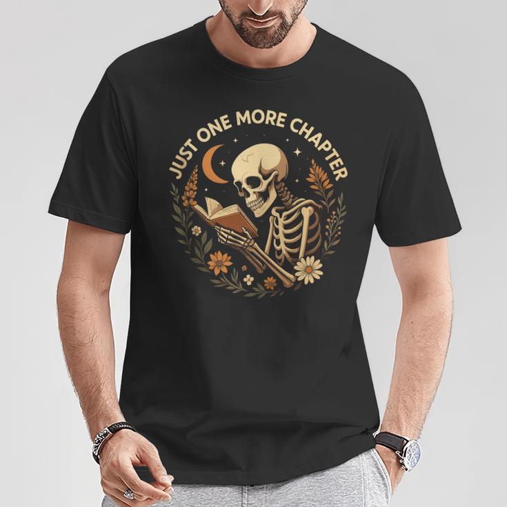 Just One More Chapter Book Lover Bookish Reading Skeleton T-Shirt Unique Gifts Just One More Chapter Book Lover Bookish Reading Skeleton T-Shirt Unique Gifts