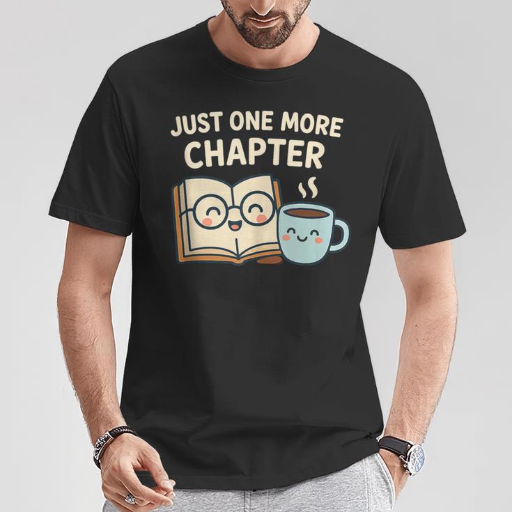 Just One More Chapter Book Lover Reading Coffee Kawaii T-Shirt Unique Gifts Just One More Chapter Book Lover Reading Coffee Kawaii T-Shirt Unique Gifts