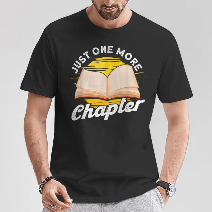 Just One More Chapter Book Reading Bookworm T-Shirt Unique Gifts Just One More Chapter Book Reading Bookworm T-Shirt Unique Gifts