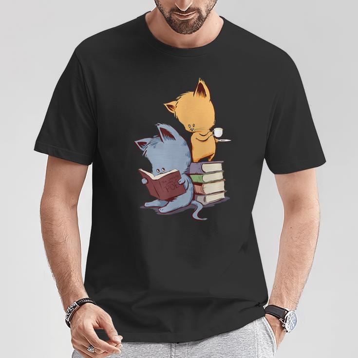 Kawaii Kittens Cats Tea And Books Cartoon Cat For Men Women Girls Kids T-Shirt Unique Gifts Kawaii Kittens Cats Tea And Books Cartoon Cat For Men Women Girls Kids T-Shirt Unique Gifts