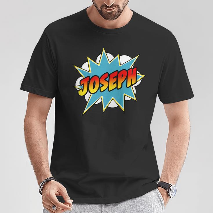Kids Boys Joseph Comic Book Superhero Name T-Shirt Unique Gifts Kids Boys Joseph Comic Book Superhero Name T-Shirt Unique Gifts