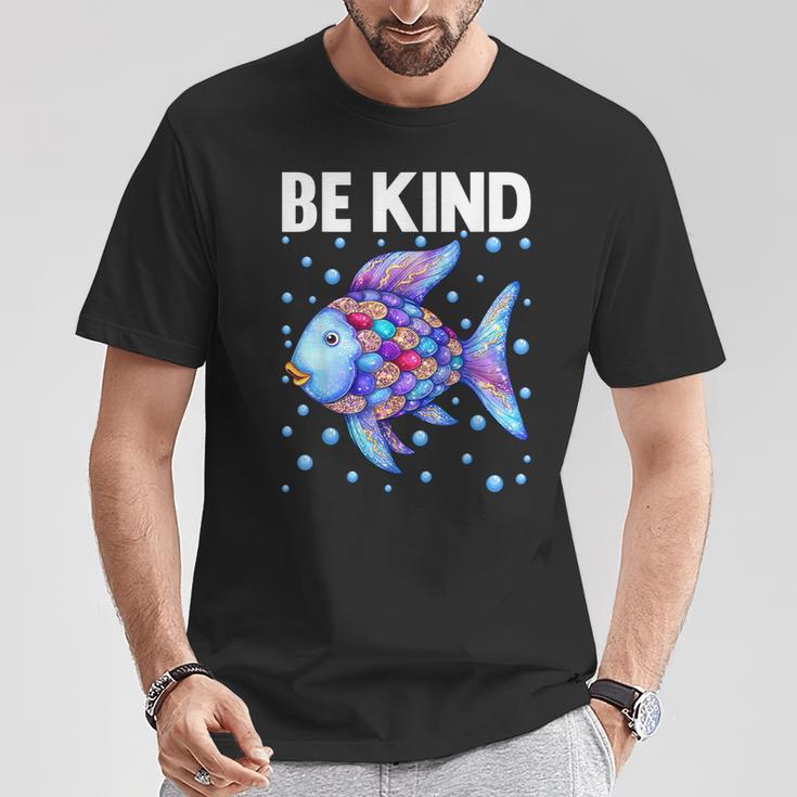Be Kind Rainbow Scale Fish Teacher Reading Book Toddler T-Shirt Unique Gifts Be Kind Rainbow Scale Fish Teacher Reading Book Toddler T-Shirt Unique Gifts
