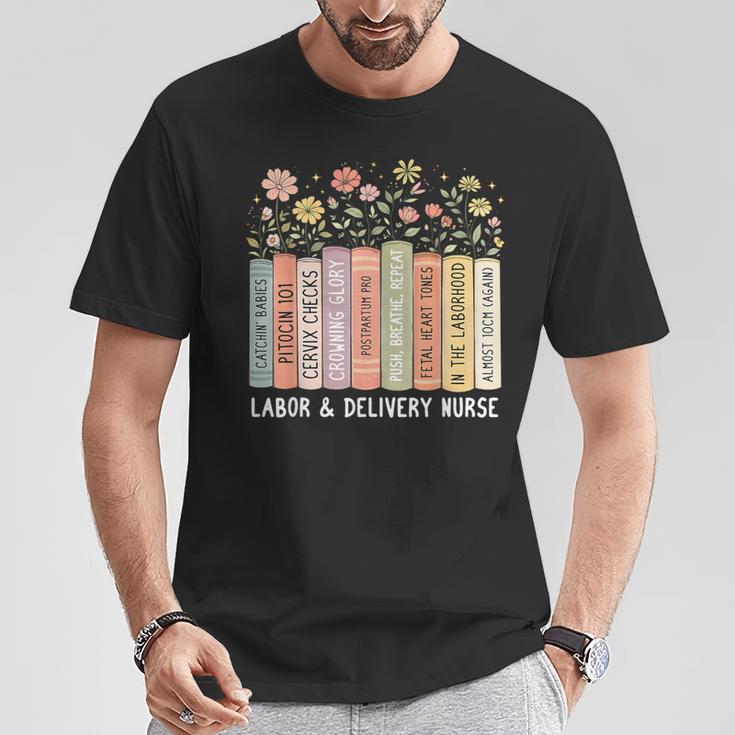 Labor And Delivery Nurse Book Wildflower Mother Baby Nursing T-Shirt Unique Gifts Labor And Delivery Nurse Book Wildflower Mother Baby Nursing T-Shirt Unique Gifts